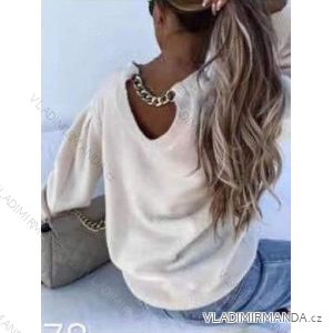 Blouse long sleeve with ruffles women (UNI S / L) ITALIAN FASHION IMWG20113