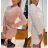 Elegant Velvet Dress Long Sleeve Women (S / M ONE SIZE) ITALIAN FASHION IMWY216558