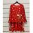 Elegant Velvet Dress Long Sleeve Women (S / M ONE SIZE) ITALIAN FASHION IMWY216558