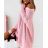 Dress sweater long sleeve ladies (uni sl) ITALIAN Fashion IM2188150 5XL/6XL pink