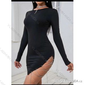 Women's Elegant Long Sleeve Dress (S / M ONE SIZE) ITALIAN FASHION IMWE217368