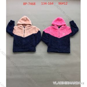 Warm teen hoodie for girls (134-164) ACTIVE SPORT ACT218P-7479