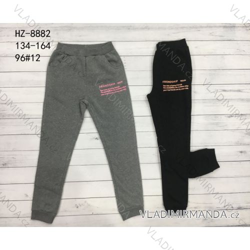 Warm sweatpants for girls (116-146) ACTIVE SPORT ACT21HZ-8835