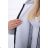 Insulated sweatshirt with a longer back, gray