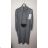 Summer dress 3/4 long sleeve women (uni S/M) ITALIAN FASHION IMT21CD96779 black S / M