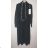 Summer dress 3/4 long sleeve women (uni S/M) ITALIAN FASHION IMT21CD96779 black S / M
