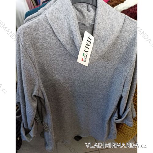 Women's Knitted Long Sleeve Turtleneck Sweater (S / M ONE SIZE) ITALIAN FASHION IM721351