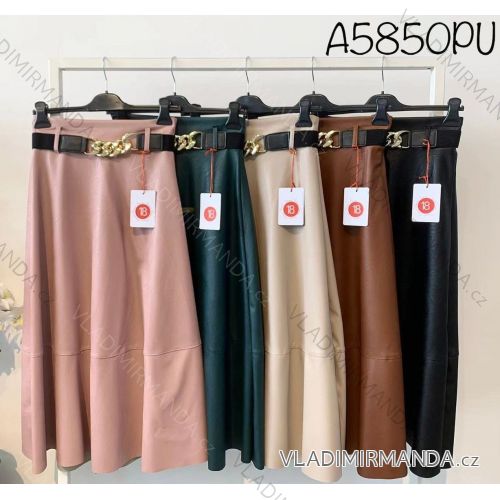 Women's leatherette skirt (S / M ONE SIZE) ITALIAN FASHION IMWA217426