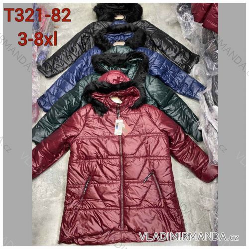 Zip Hooded Long Sleeve Women's Oversized (3XL-7XL ONE SIZE) POLISH FASHION PMWT21T21-70