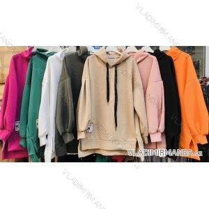 Women's Long Sleeve Hoodie (S / M ONE SIZE) ITALIAN FASHION IMWA216494