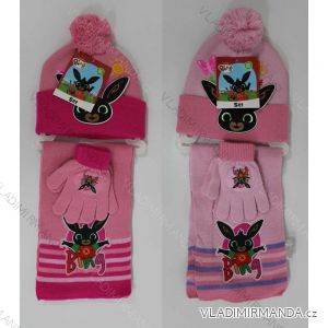 Set hat gloves and scarf lol baby girl (10 * 13 cm) SETINO 1922-9066