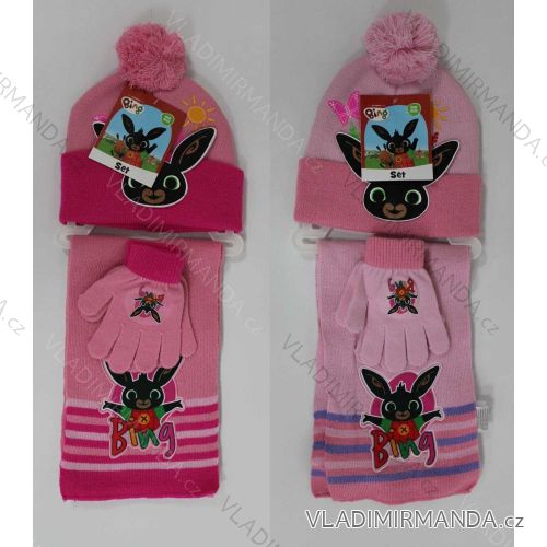 Set hat gloves and scarf lol baby girl (10 * 13 cm) SETINO 1922-9066