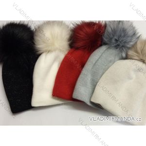 Winter hat with pompon women (ONE SIZE) WROBI PVB21104142