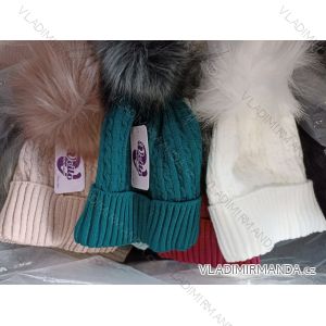 Winter hat with pompon women (ONE SIZE) WROBI PVB21104142