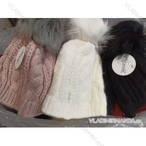 Winter hat with pompon women (ONE SIZE) WROBI PVB21104142