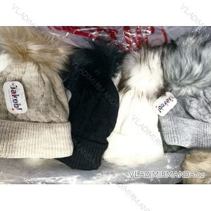 Winter hat with pompon women (ONE SIZE) WROBI PVB21104142