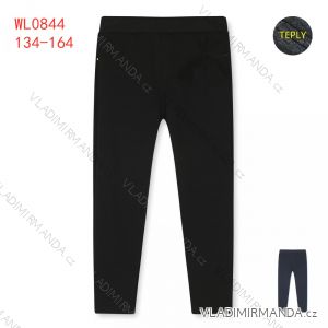 Jeans leggings insulated youth girls (134-164) KUGO KK9947
