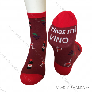 Men's socks thin pánské přines mi víno (35-37, 38-40, 41-43, 44-46) POLSKÁ MÓDA DPP22VINO