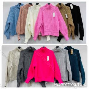 Women's Long Sleeve Sweater (S / M ONE SIZE) ITALIAN FASHION IMWA216590