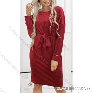 Women's Long Sleeve Dress (S / M ONE SIZE) ITALIAN FASHION imwa216700