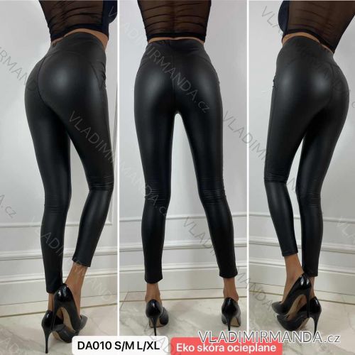 Legíny koženkové dlouhé dámské (S-XL) TURECKÁ MÓDA TMWL211840