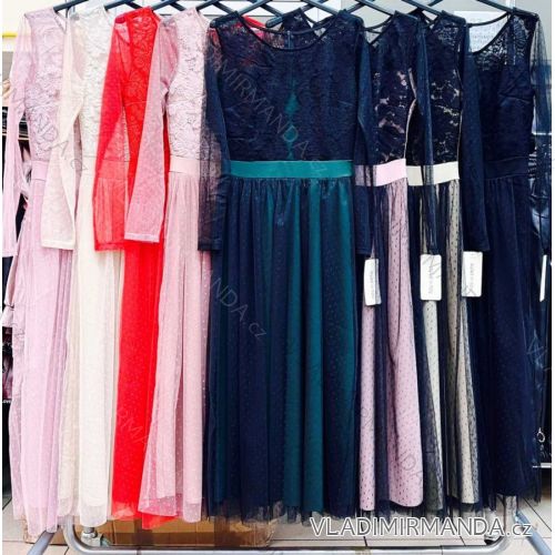 Dress with 3/4-sleeve ladies pocket (uni sl) ITALIAN Fashion IM3181746