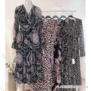 Dress with 3/4-sleeve ladies pocket (uni sl) ITALIAN Fashion IM3181746