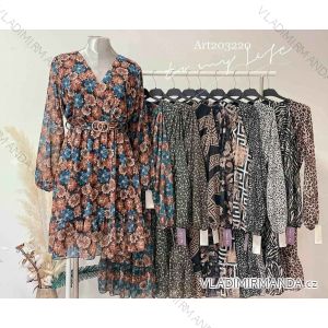 Dress with 3/4-sleeve ladies pocket (uni sl) ITALIAN Fashion IM3181746