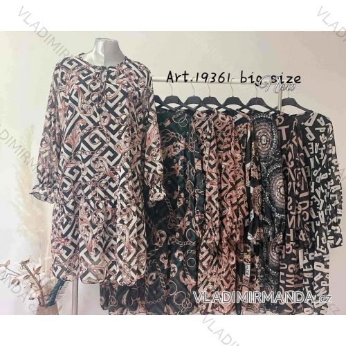 Dress with 3/4-sleeve ladies pocket (uni sl) ITALIAN Fashion IM3181746