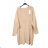 Knitted Dress Ala Sweater Long Sleeve Women's Plus Size (XL / 2XL ONE SIZE) ITALIAN FASHION IM4212262