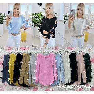 Blouse long sleeve with ruffles women (UNI S / L) ITALIAN FASHION IMK20159