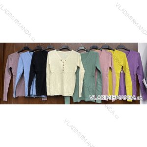 Women's long sleeve blouse (S / M ONE SIZE) ITALIAN FASHION IMWK21011