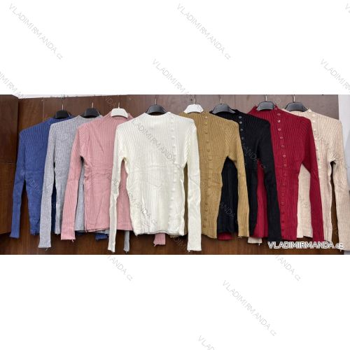 Women's long sleeve blouse (S / M ONE SIZE) ITALIAN FASHION IMWK21011