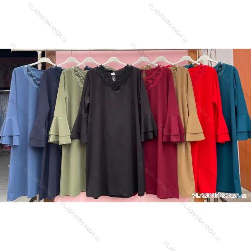 Dress with 3/4-sleeve ladies pocket (uni sl) ITALIAN Fashion IM3181746