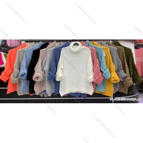 Blouse long sleeve with ruffles women (UNI S / L) ITALIAN FASHION IMK20159