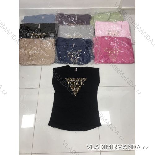 T-shirt short sleeve women's oversized (XL-3XL) TURKISH FASHION TMB21010