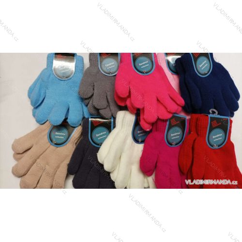 Women's stretch gloves 16cm (one size) SANDROU PV319R745FM