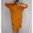 Šaty dlouhý rukáv s kapucí dámské (2xl/3xl ONE SIZE) ITALSKÁ MODA IM421588/DR black 2XL / 3XL ONE SIZE