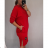 Šaty dlouhý rukáv s kapucí dámské (2xl/3xl ONE SIZE) ITALSKÁ MODA IM421588/DR black 2XL / 3XL ONE SIZE