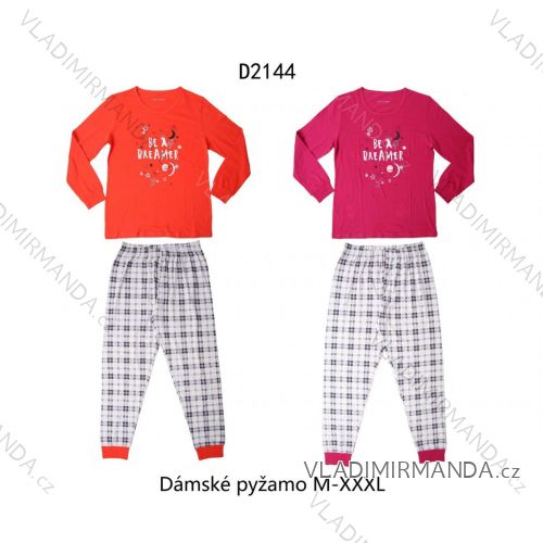 Women's long sleeve pajamas (M-3XL) D2144