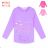 T-shirt long sleeve with sequins children's girl (98-128) KUGO K1937