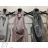 Šaty elegantní dlouhý rukáv dámské (S/M ONE SIZE) ITALSKÁ MÓDA IMWM217234
