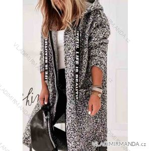Women's long-sleeved fleece coat (S / M ONE SIZE) ITALIAN FASHION IMWY217671