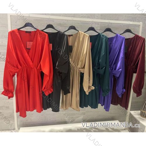 Dress with 3/4-sleeve ladies pocket (uni sl) ITALIAN Fashion IMWD20529