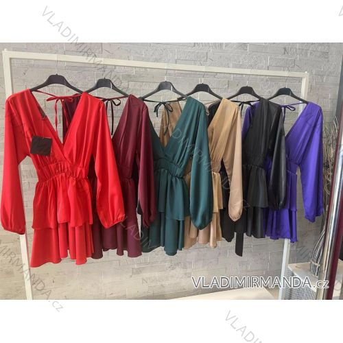Dress with 3/4-sleeve ladies pocket (uni sl) ITALIAN Fashion IMWD20529