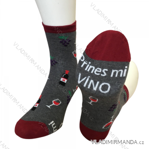 Men's socks thin (42-46) POLISH MODA DPP22VINOS