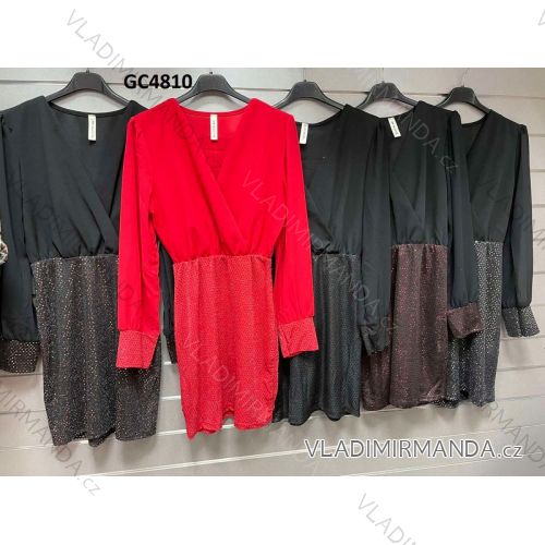Dress with 3/4-sleeve ladies pocket (uni sl) ITALIAN Fashion IMWD20529