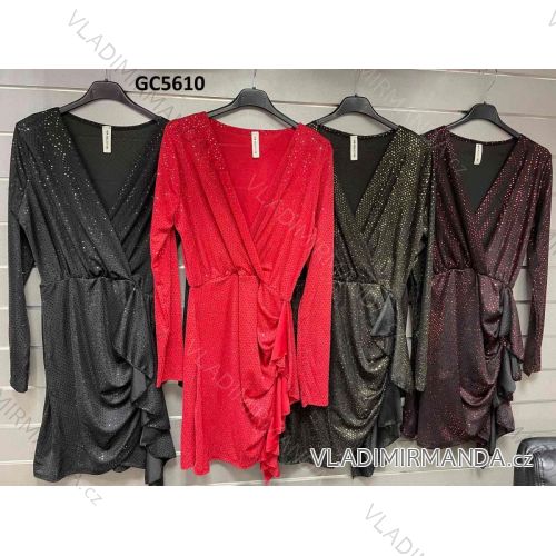 Dress with 3/4-sleeve ladies pocket (uni sl) ITALIAN Fashion IMWD20529
