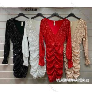 Dress with 3/4-sleeve ladies pocket (uni sl) ITALIAN Fashion IMWD20529