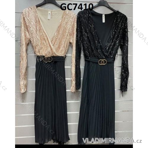 Dress with 3/4-sleeve ladies pocket (uni sl) ITALIAN Fashion IMWD20529